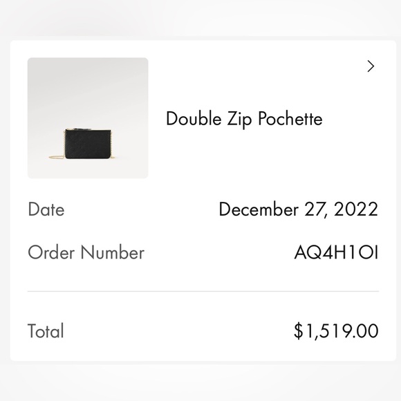 ‼️SOLD‼️Louis Vuitton Empreinte Double Zip Pochette - Picture 15 of 17